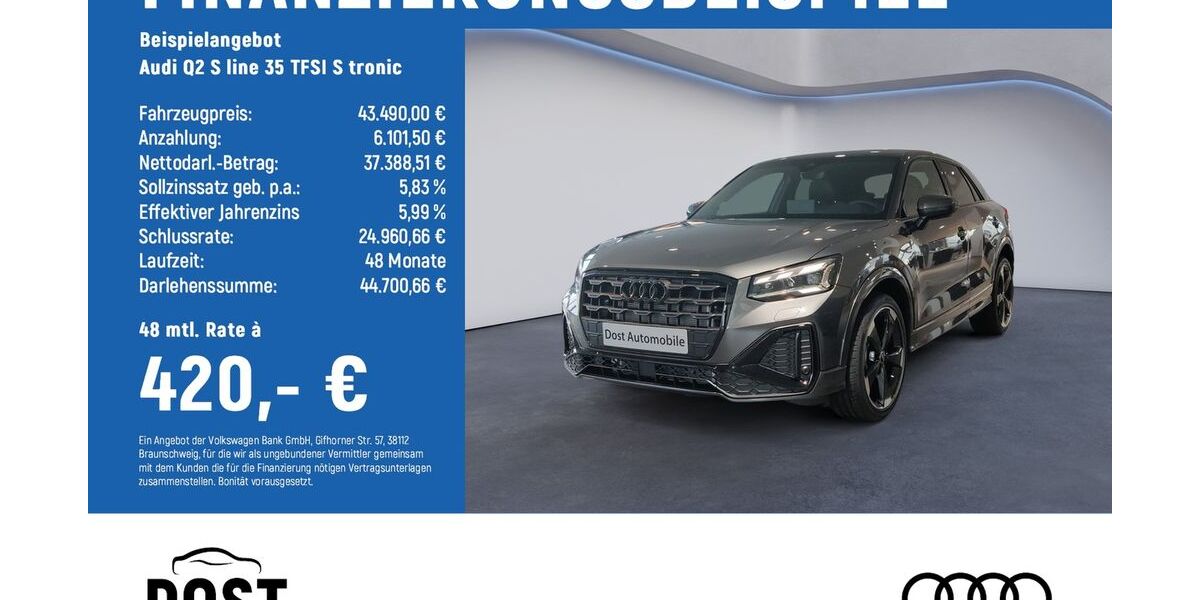 Audi Q2 3.000 km 42.590 &euro; Hildesheim 31135